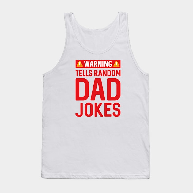 Dad Jokes Tank Top by LuckyFoxDesigns